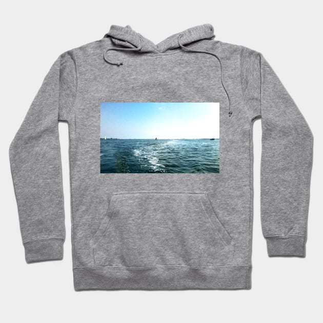 Finding Space & Freedom On The Water Hoodie by Hajarsdeco